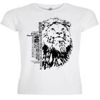 Camiseta manga corta hombre león color Blanco, , large image number null