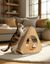 Althea Living - Casa para gatos Aurea, madera, sisal, , large indicador imagen numero 2