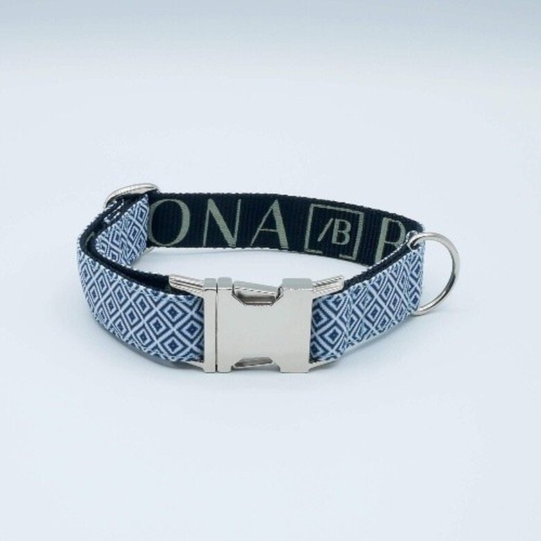 Baona collar zanzíbar blanco y azul para perros, , large image number null