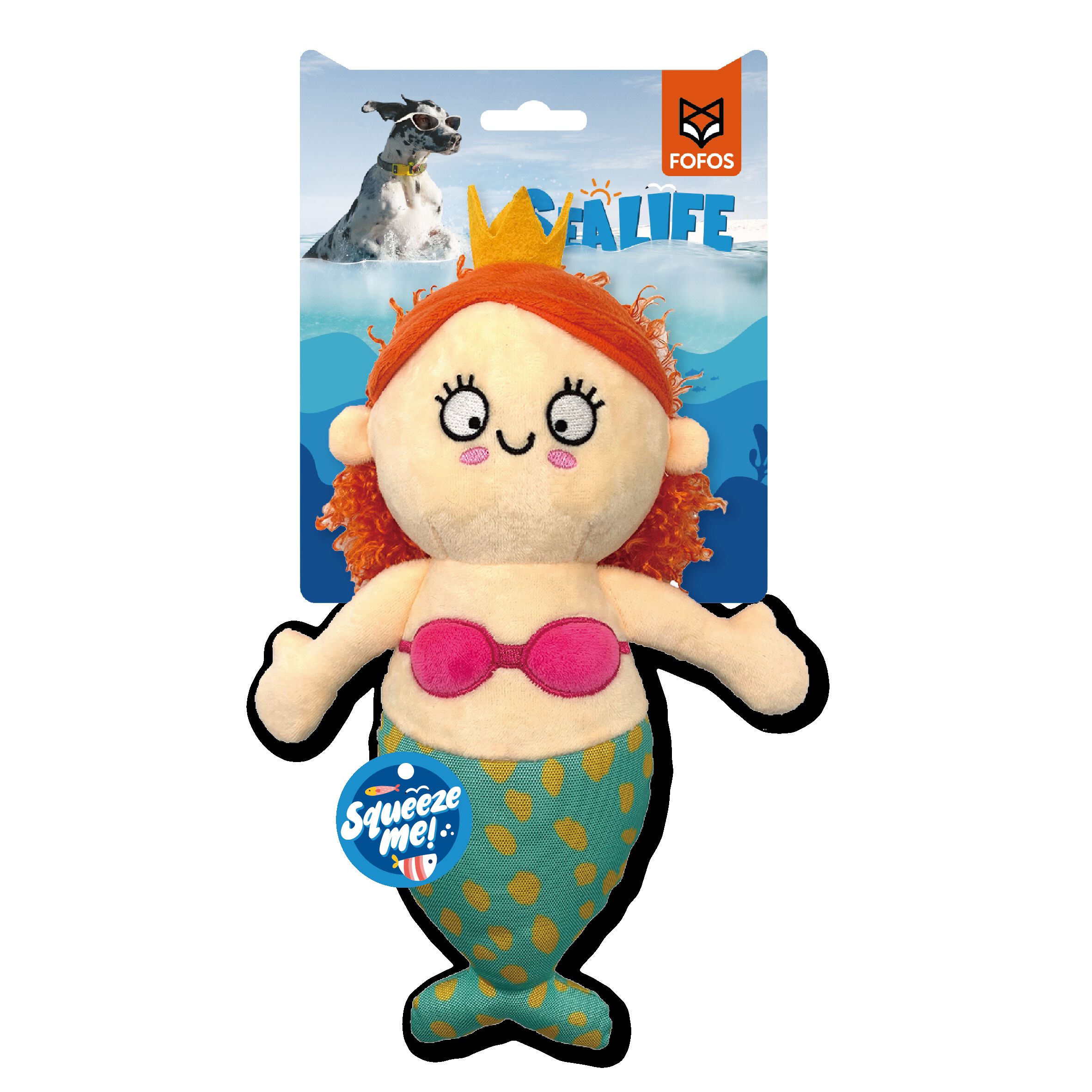 FOFOS | Peluche Sirena con Sonido - Para Perro, , large Imagen numero 1