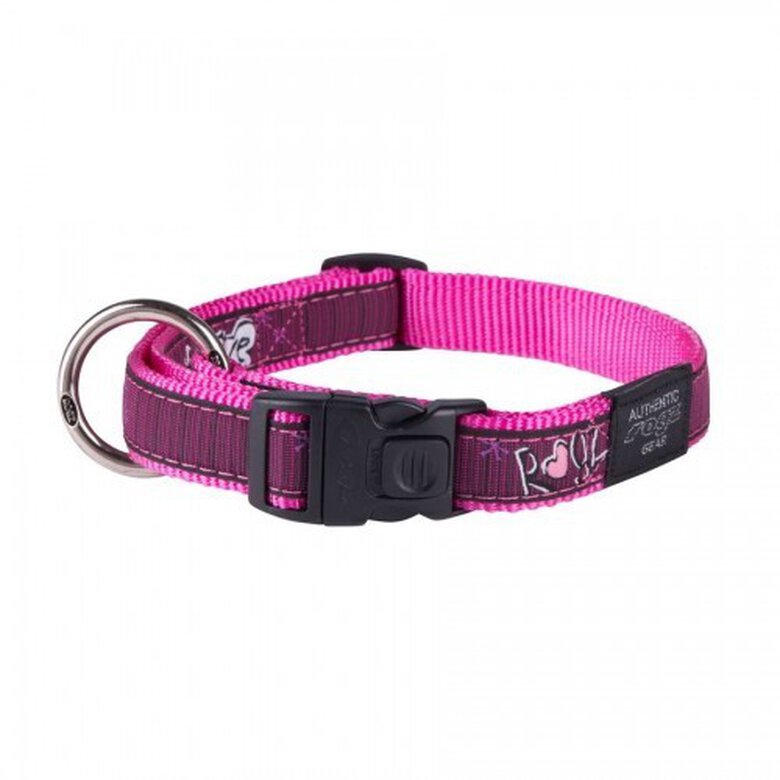 Collar ajustable modelo Graphic para perros color Rosa Amor, , large image number null