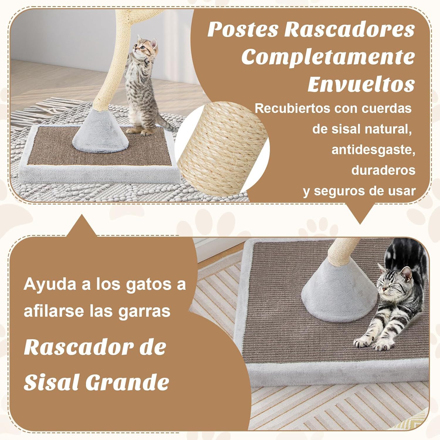 COSTWAY  Torre con Marco de Soporte de Metal gris para Gatos thumbnail