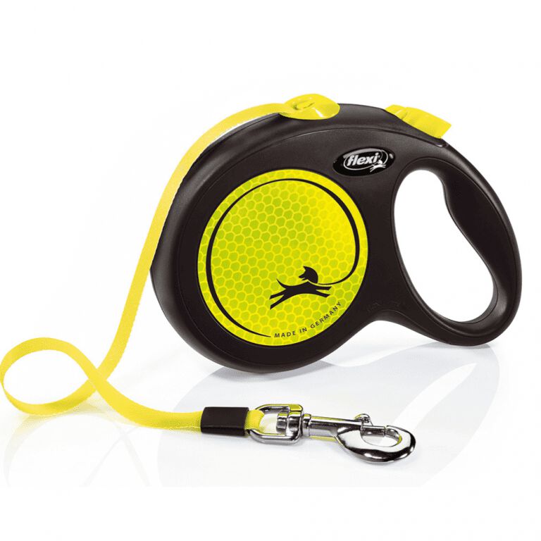 Correa extensible Neon FLEXI L &ndash; 5 m amarilla, , large Imagen numero 1