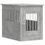 vidaXL Jaula para perros madera ingeniería gris hormigón 45x62x59 cm, , large indicador imagen numero 9