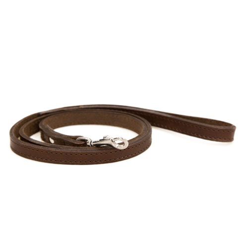 TK-Pet Namur marr&oacute;n correa perro de cuero Imagen numero 1