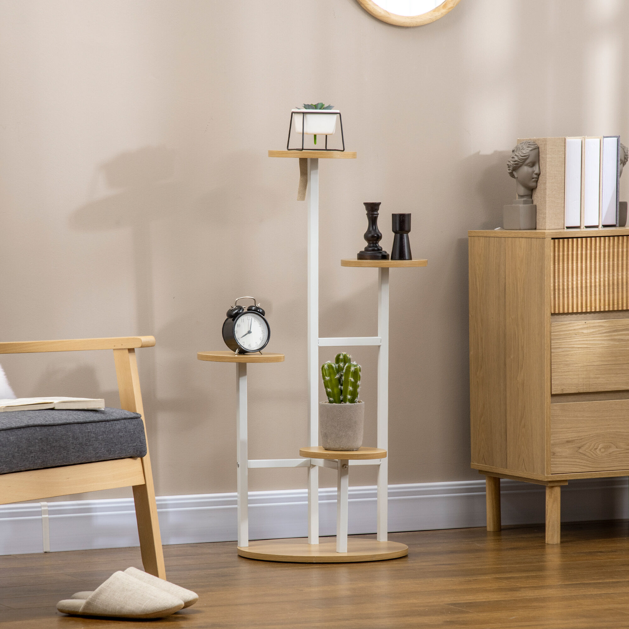 Outsunny Soporte para Plantas de 4 Niveles thumbnail