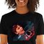 Mascochula camiseta mujer electronic personalizada con tu mascota negro, , large indicador imagen numero 1