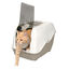 Nice Care Arenero Cerrado Netta Close Beige para gatos, , large indicador imagen numero 1