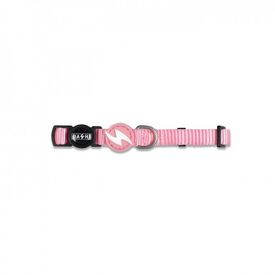 Collar de nylon para gatos color Rosa Claro