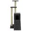 VidaXL Árbol Rascador Con Rampa Gris Oscuro para gatos, , large indicador imagen numero 5