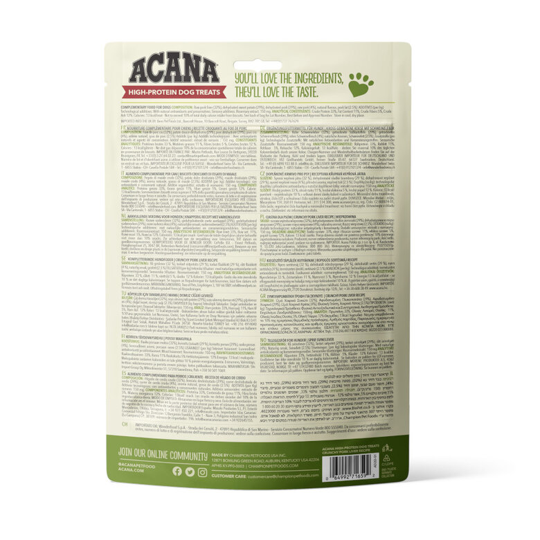 Acana Galletas High Protein de Cerdo para perros, , large image number null