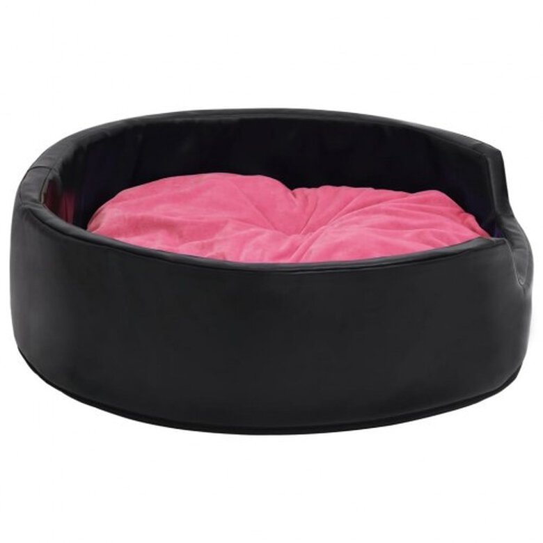 VidaXL Sofá Con Cojín Lavable Negro y Rosa para perros y gatos, , large image number null