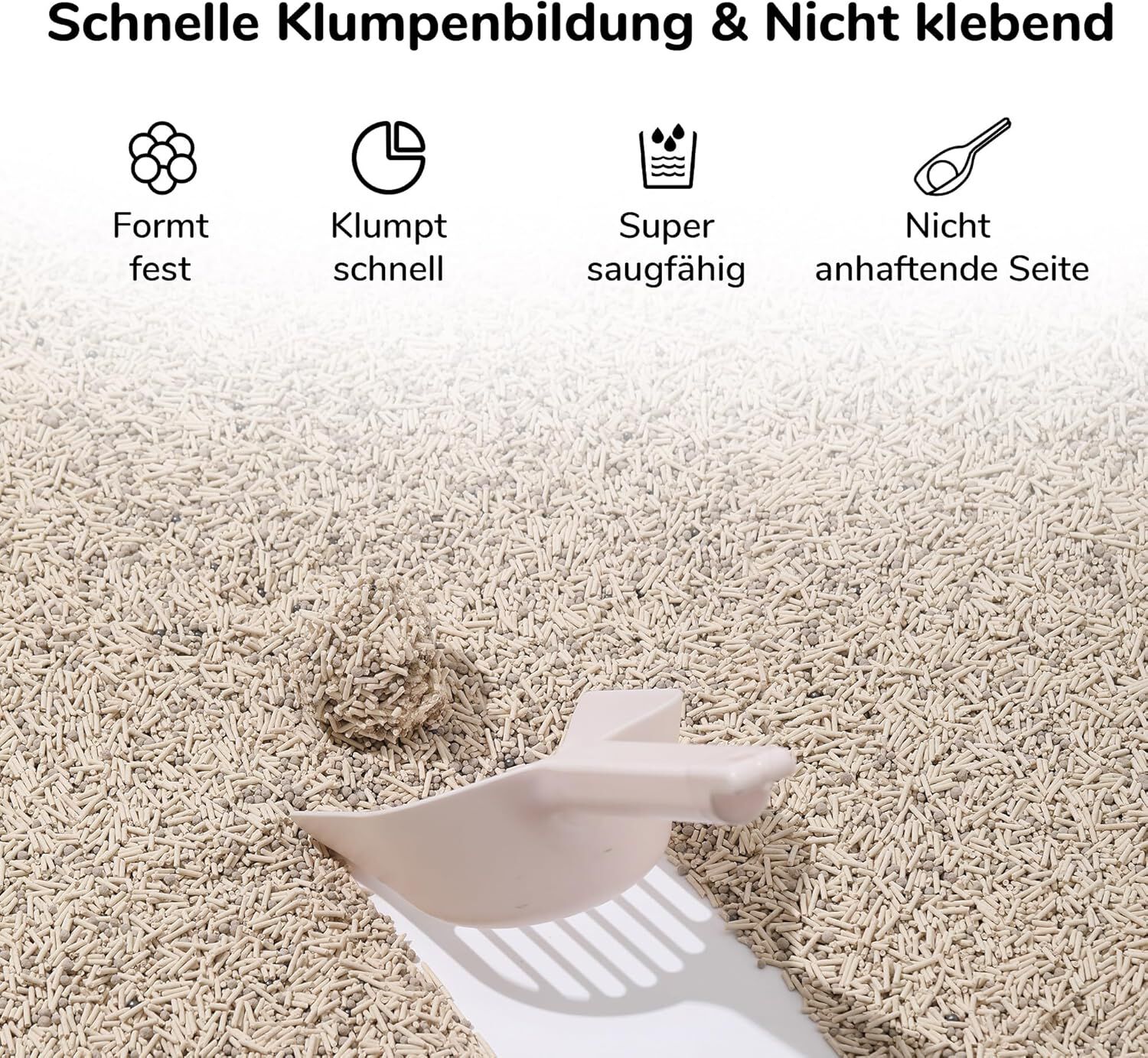 Arena aglomerante para Gatos (Tofu y Bentonita) 10,8 KG (4 Packs x 2,7KG), , large Imagen numero 4