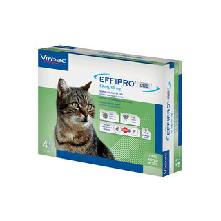 Virbac Effipro Duo Pipetas Antiparasitarias para gatos