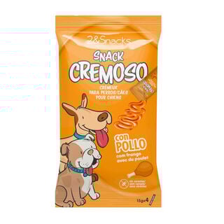 2&Snacks Sobres Snacks Cremosos con Pollo para perros
