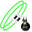 Nobleza - 2 × Collar Luminoso Perro de Seguridad Personalizado, 3 Modos Collar Luz Perro con USB Recargable, Ajustable Impermeable Collares LED para Perros Pequeños/Medianos/Grandes(Verde), , large indicador imagen numero 1
