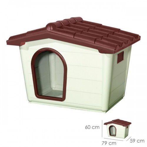 Caseta para perro, color gris, , large Imagen numero 1