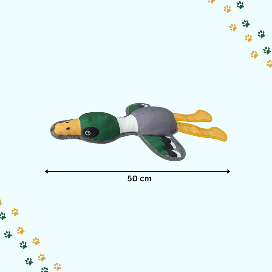 LOVE THE EARTH Peluche Resistente Pato con Sonido para perros, , large Imagen numero 3