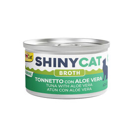 GimCat At&uacute;n y Aloe Vera caldo en lata para gatos