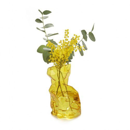 Florero Sphinx en forma de gato color &Aacute;mbar, , large Imagen numero 2