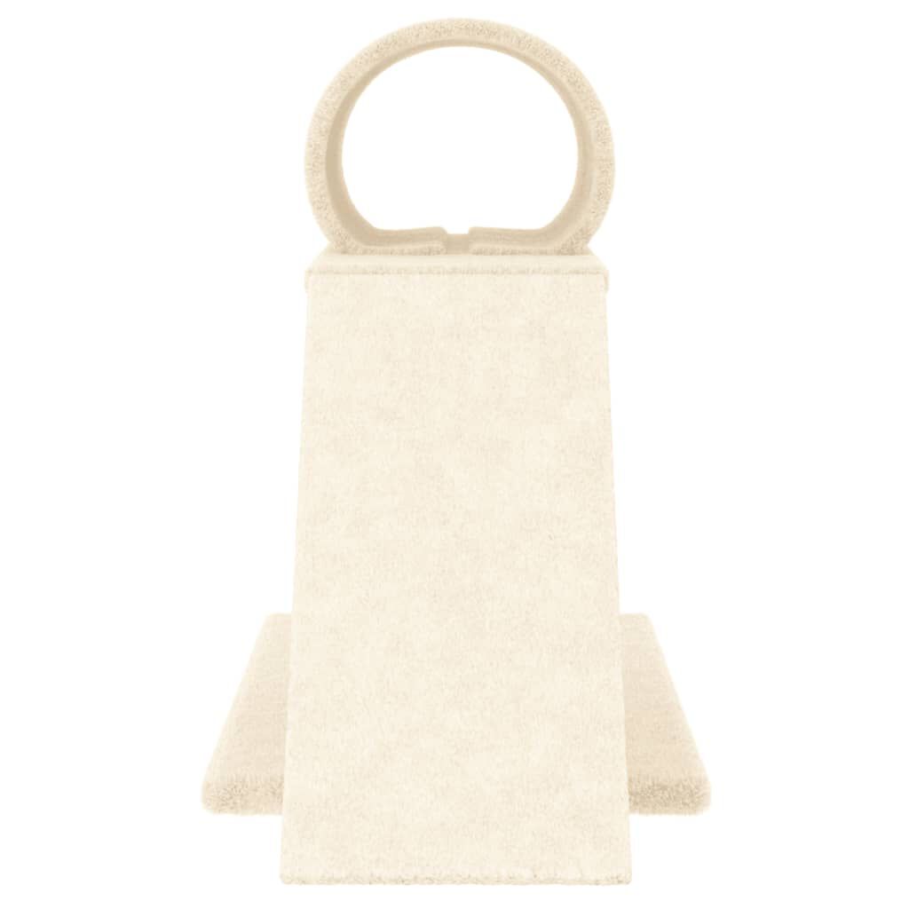 vidaXL Rascador para gatos con t&uacute;nel y escalera color crema 55,5 cm, , large Imagen numero 3