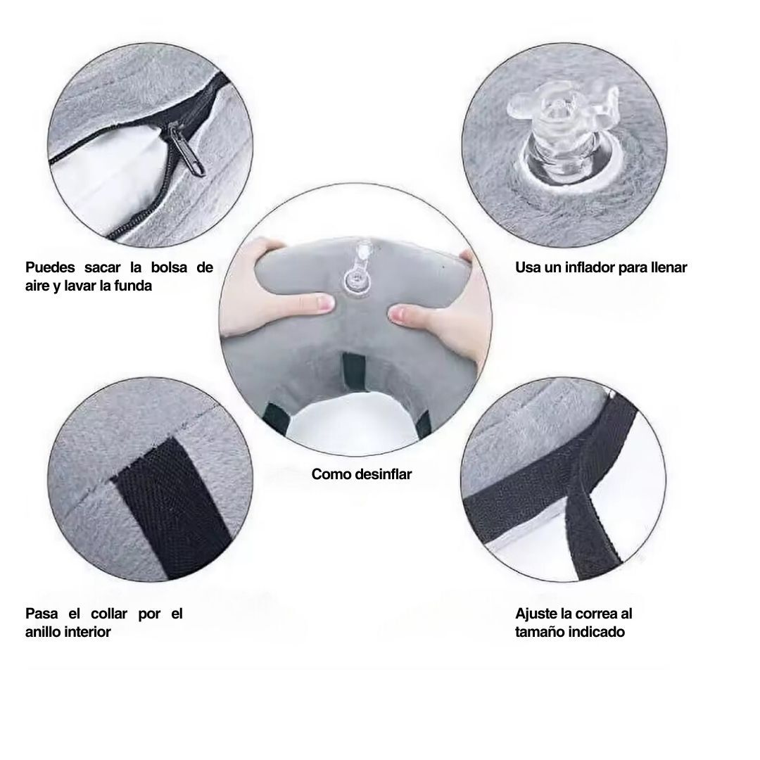 Ideal Pets, Collar Isabelino para Perros + Collar a medida| Collar de Recuperaci&oacute;n para Perro | Collar Perros para No Rascarse, , large Imagen numero 3