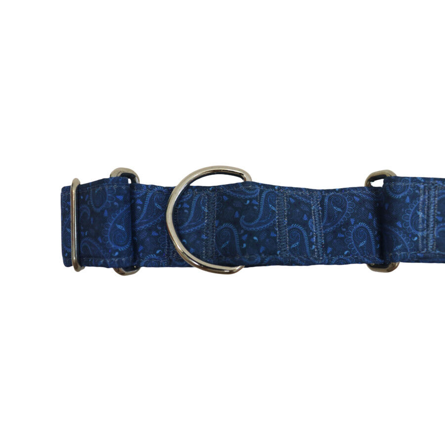 Gotoo Collar martingale estampado azul para perros thumbnail