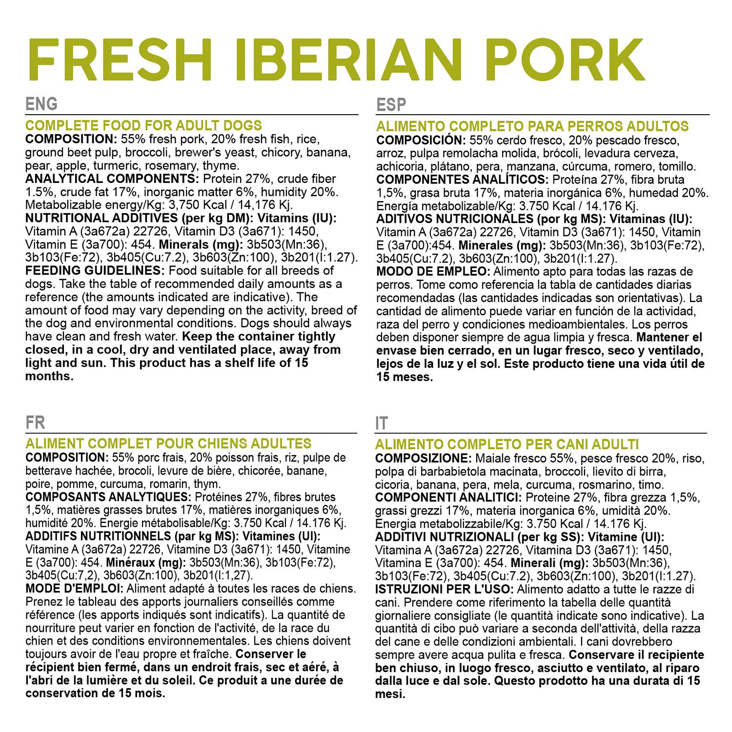 Arquivet Fresh Iberian Pork para perro thumbnail