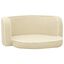 Vidaxl sof&aacute; plagable crema para perros, , large indicador imagen numero 3