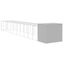 vidaXL Caseta perros corral acero galvanizado gris claro 214x865x181cm, , large indicador imagen numero 17