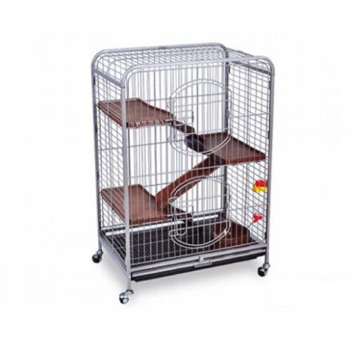 Jaula Irene para hurones y roedores color plateado, , large Imagen numero 1