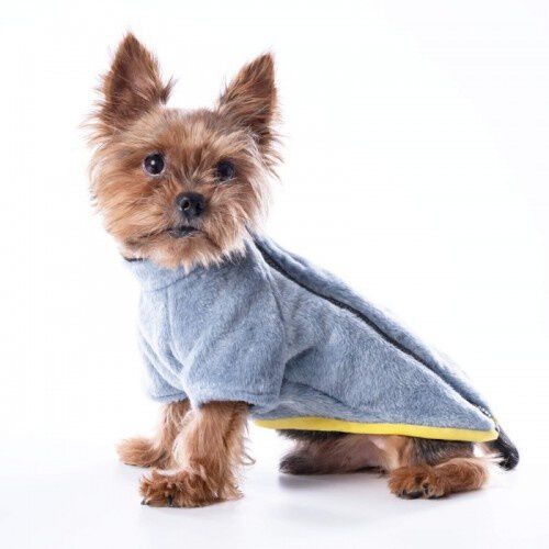 Abrigo para perros Groc Groc Chiu Mufl&oacute;n color gris, , large Imagen numero 1