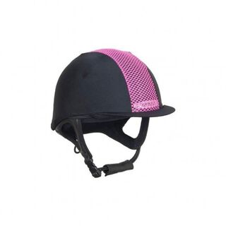 Funda Ventair para casco de hípica color Negro/Rosa