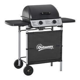 Outsunny Barbacoa De Gas Negro 