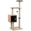 VidaXL Rascador para gatos color Negro, , large indicador imagen numero 1