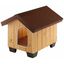 Caseta de madera Domus Ferplast para perros color Marrón, , large indicador imagen numero 1