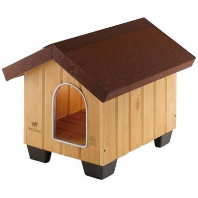 Caseta de madera Domus Ferplast para perros color Marrón