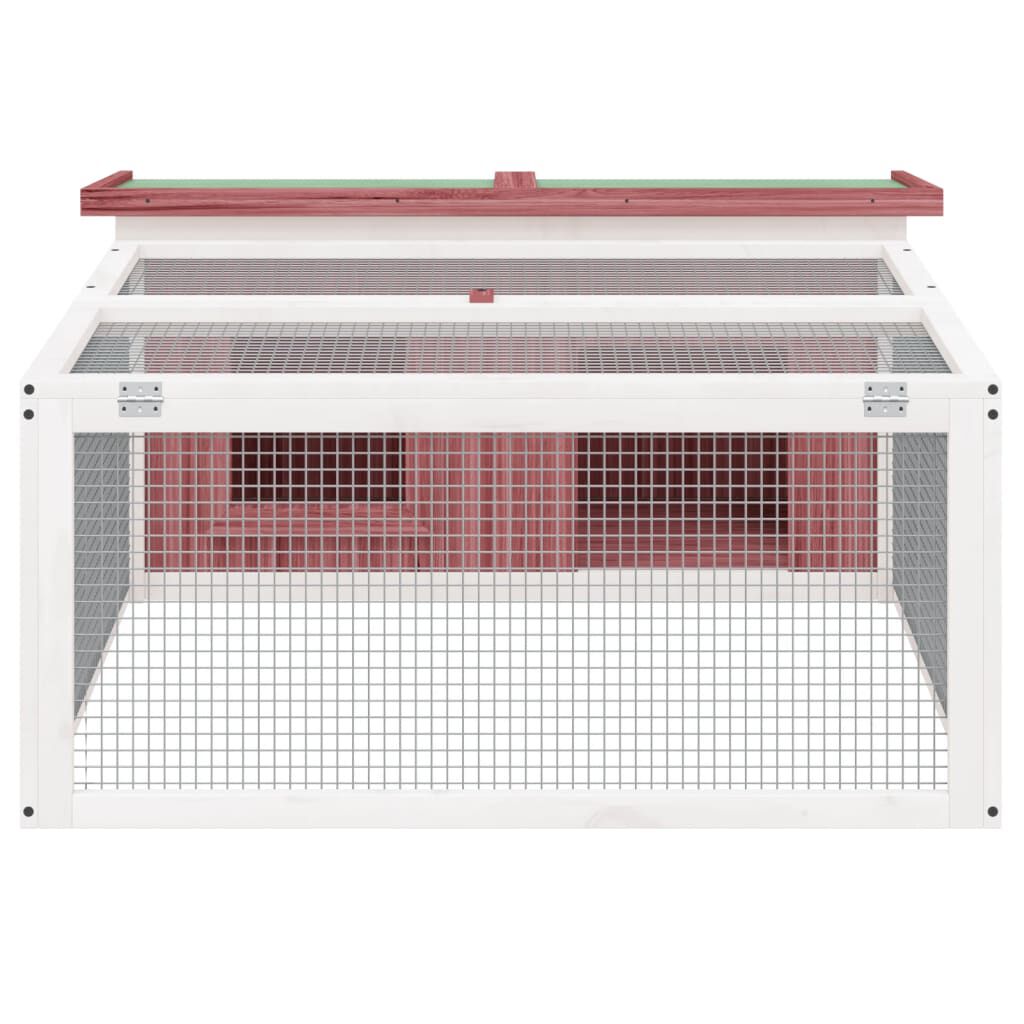 VidaXL Conejera de Madera de Pino Mocha para Conejos thumbnail