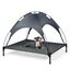 COSTWAY Cama para Perros con Toldo Extra&iacute;ble Tumbona de Jard&iacute;n para Perros Cama para Gatos Mascotas para C&eacute;sped Interno Externo (XL), , large indicador imagen numero 1