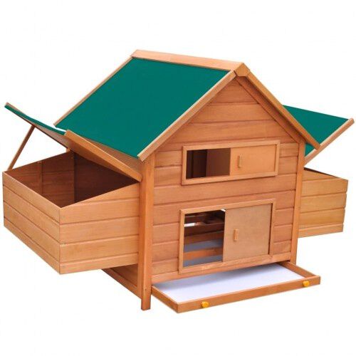 Gallinero de madera para gallinas color Madera, , large Imagen numero 2
