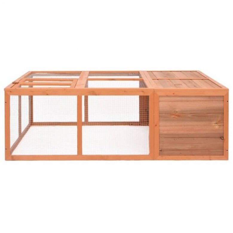 Vidaxl jaula de madera para animales pequeños, , large image number null