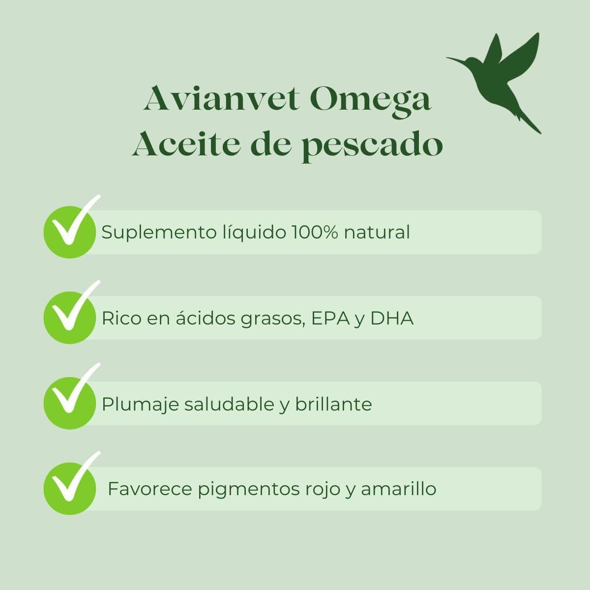 Avianvet Suplemento Omega Aceite de Pescado para aves thumbnail