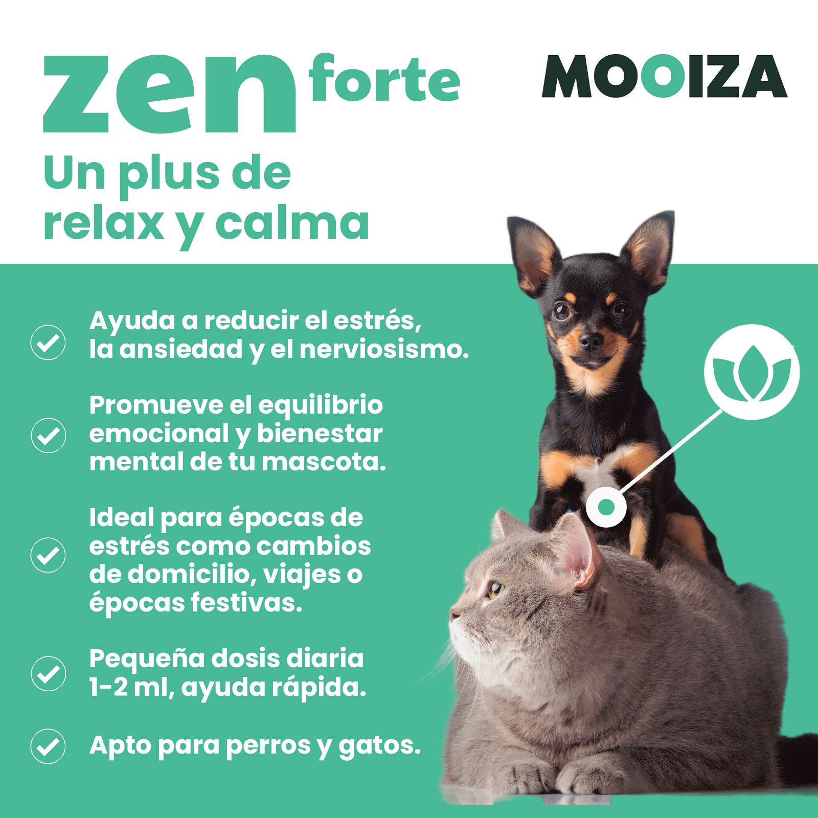 Mooiza Zen Forte para perros thumbnail