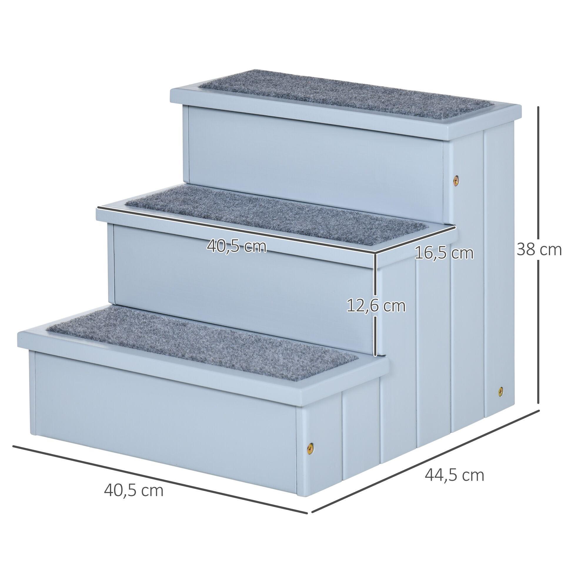 PawHut Escalera Gris para mascotas thumbnail