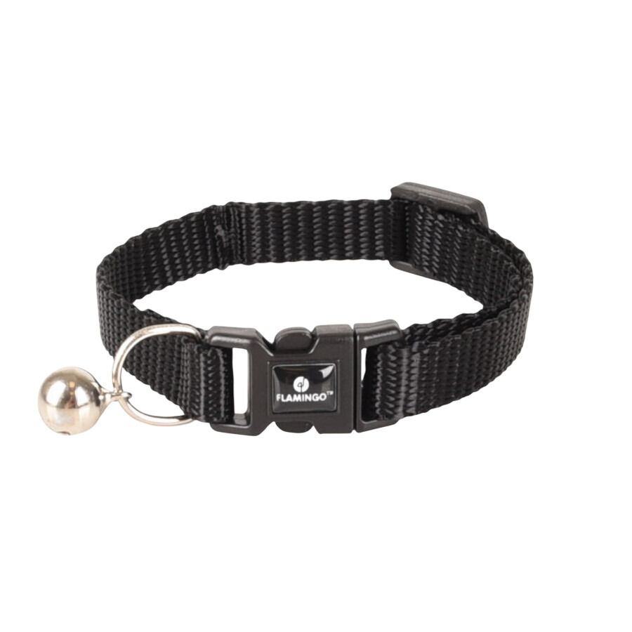 Flamingo Collar Ziggi Negro para gatitos, , large Imagen numero 1