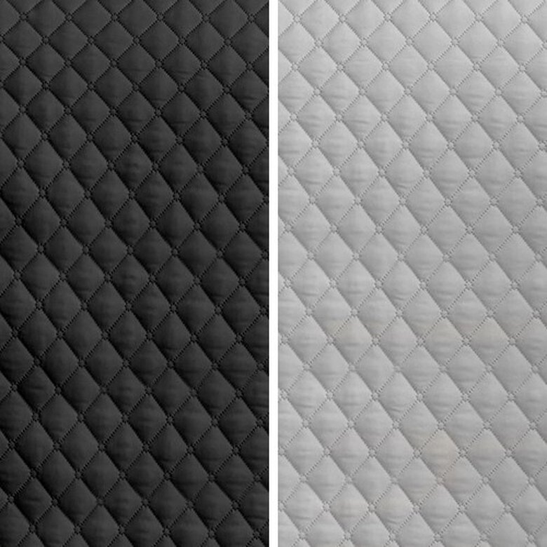 Vipalia cubre sofás rombos negro y gris para mascotas, , large image number null