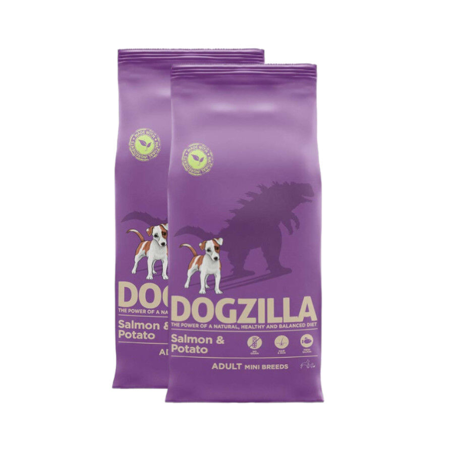 Dogzilla Mini Grain Free Salmón pienso para perros thumbnail