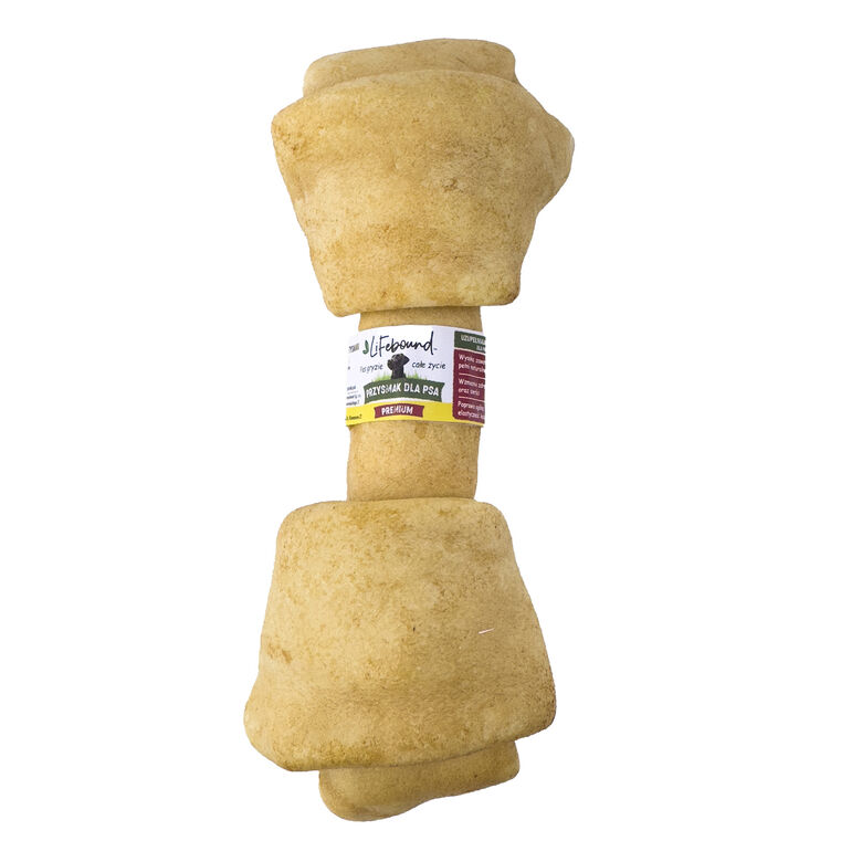 Lifebound Hueso masticable de cuero de ternera, lote de 4, 40 cm thumbnail