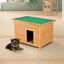 Caseta de madera PawHut para perros color Amarillo, , large indicador imagen numero 2