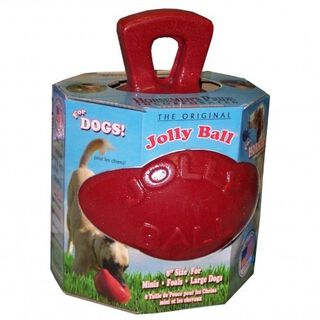 Pelota dual Jolly para mascotas color Rojo